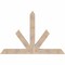Ekena Millwork Saratoga Smooth Timber Gable Bracket, Douglas Fir, 72"W x 48"H x 5 1/2"D x 5 1/2"F, 16/12 Pitch GBW072X48X0606SAR00SDF - alternate 1